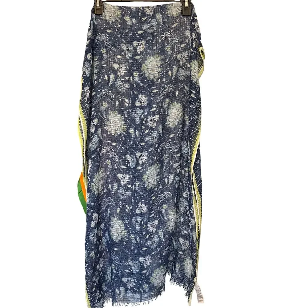 GAP Women's Floral Large Summer Scarf 70x24